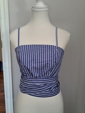 Ecru Lab Poplin Cropped Cami